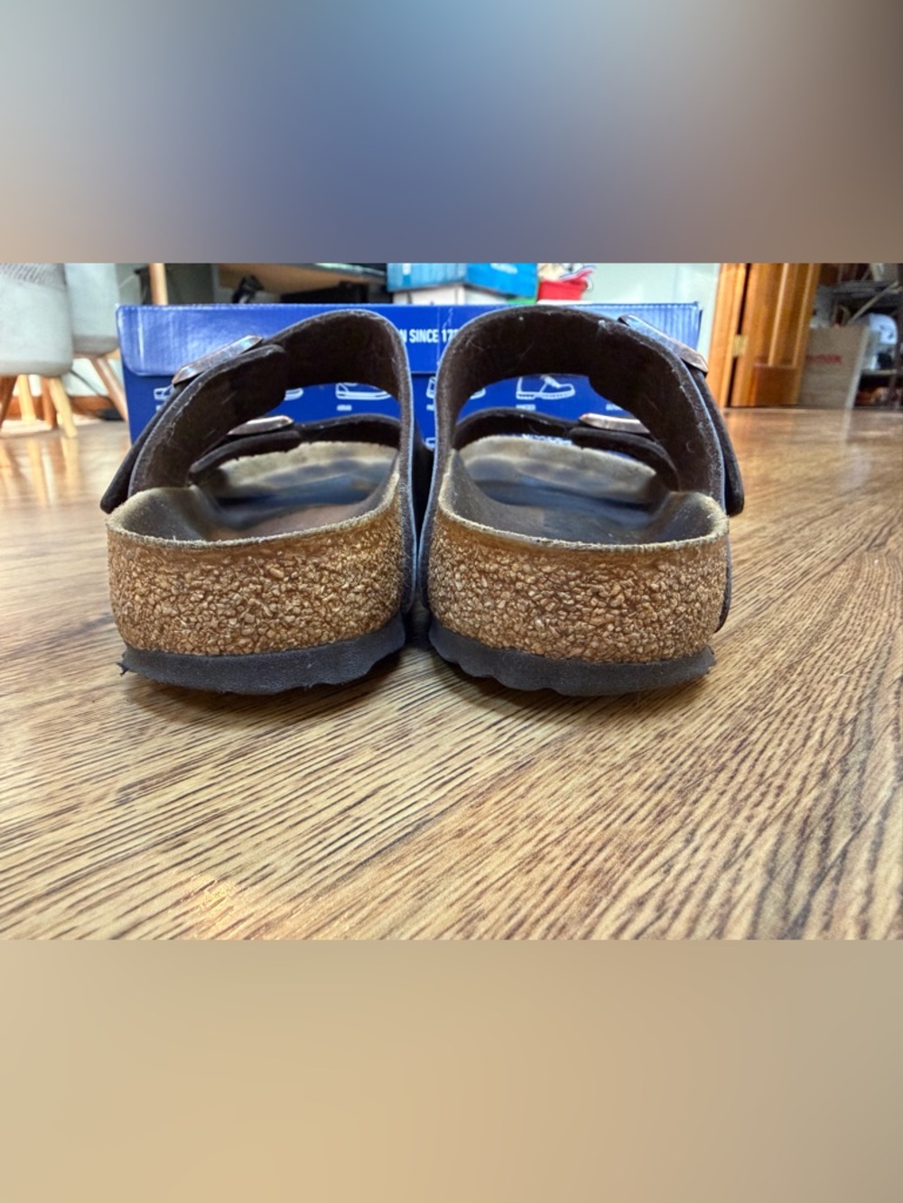 Birkinstock Arizona BS dark brown sz 38 - Picture 5 of 10